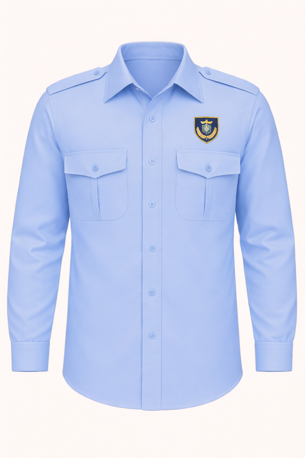 long sleeve white Pilot shirt