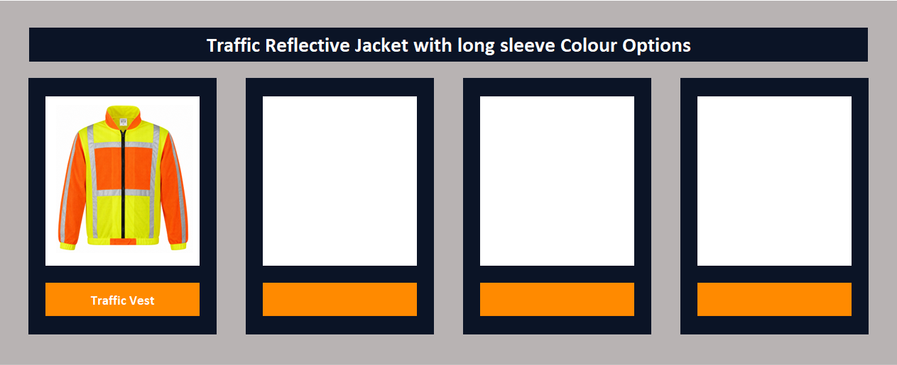 Traffic Reflective Jacket with long sleeve 1
