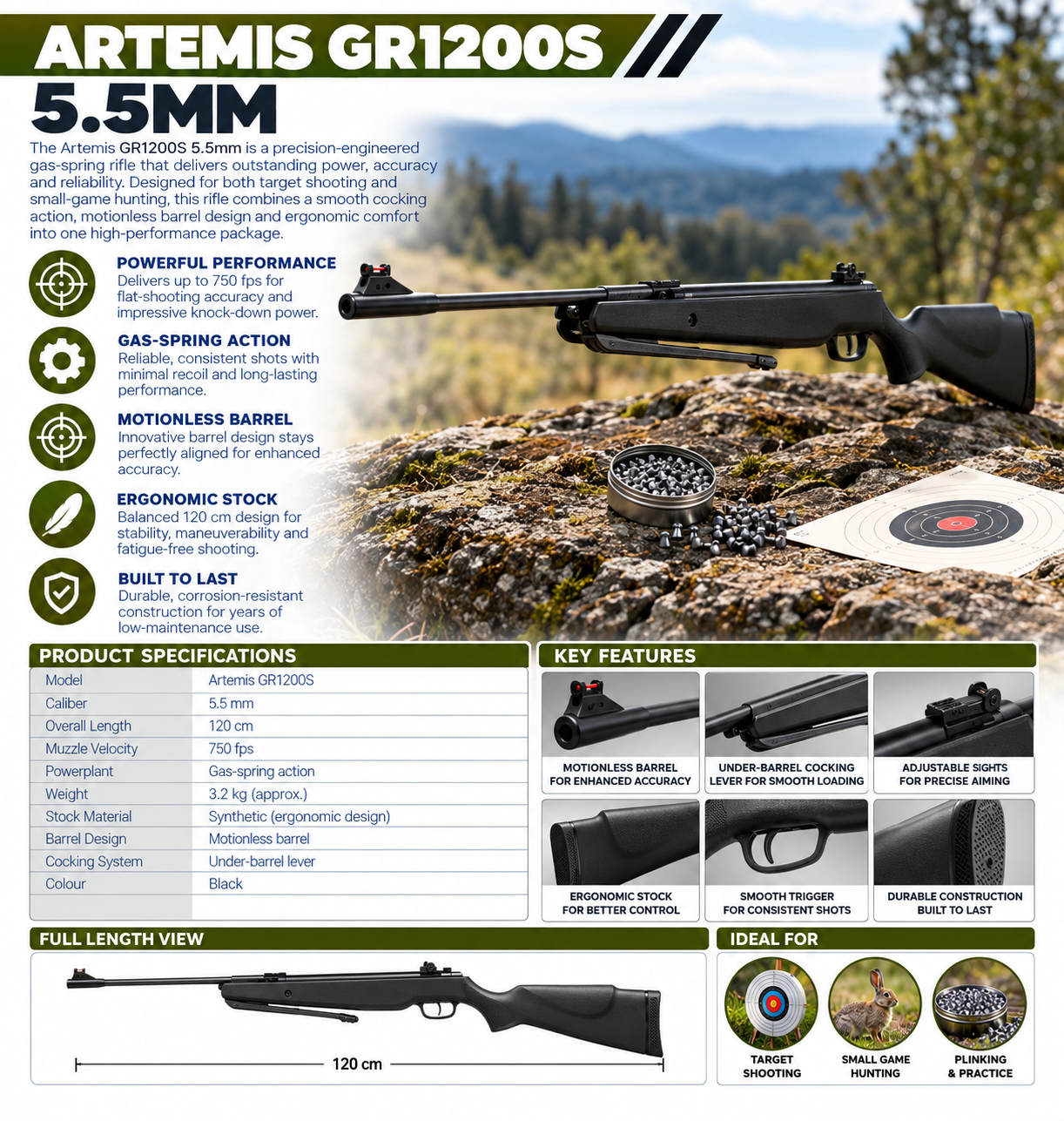 ARTEMIS GR1200S 5.5MM