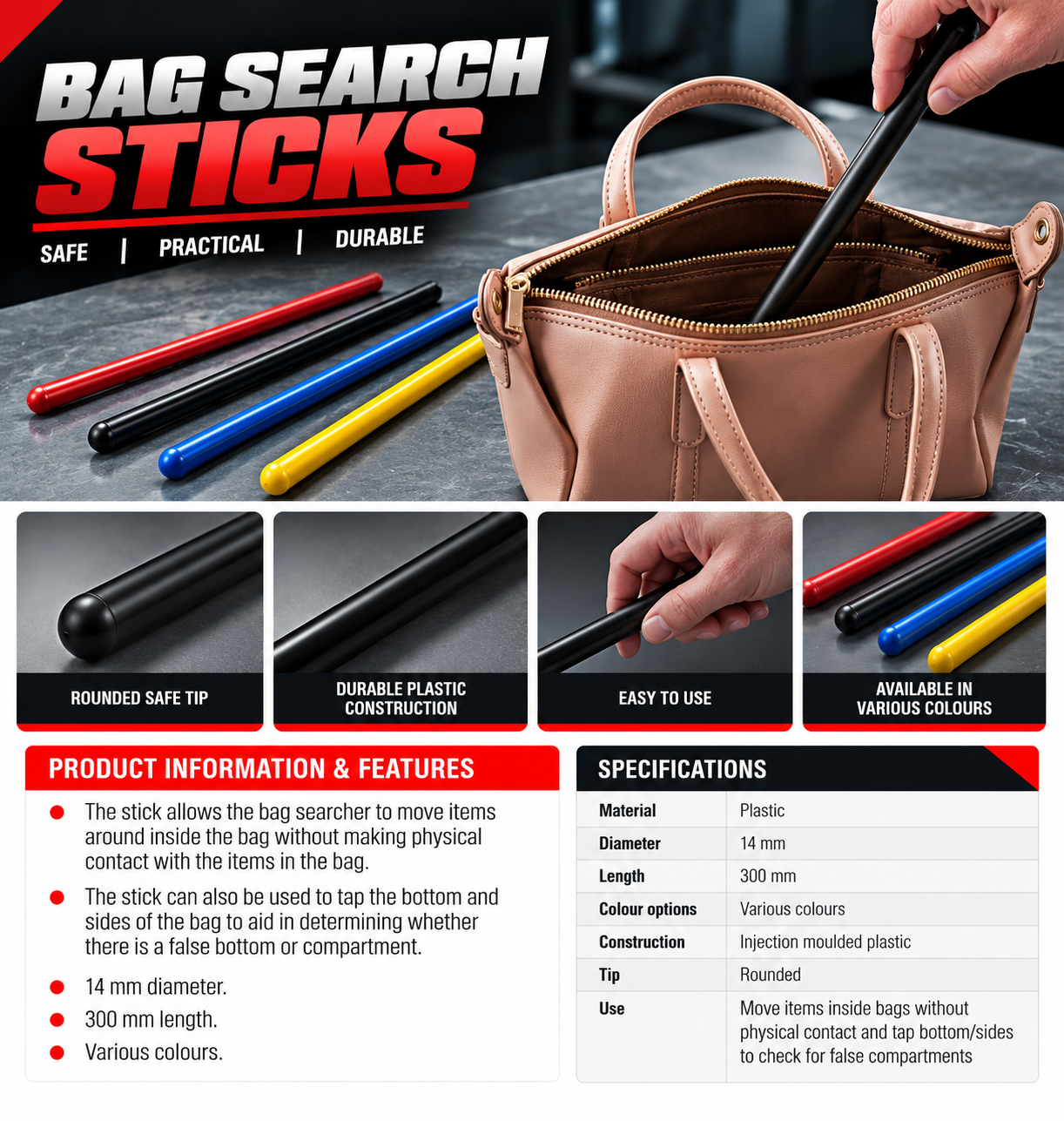 BAG SEARCH STICK