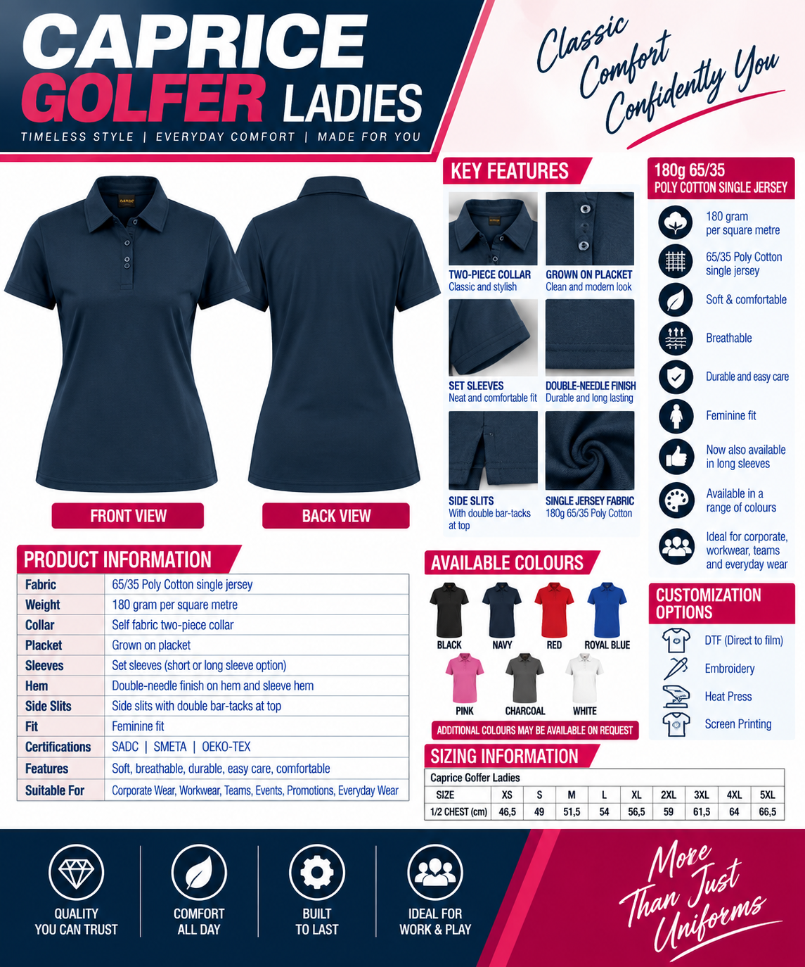 Caprice Golfer Ladies