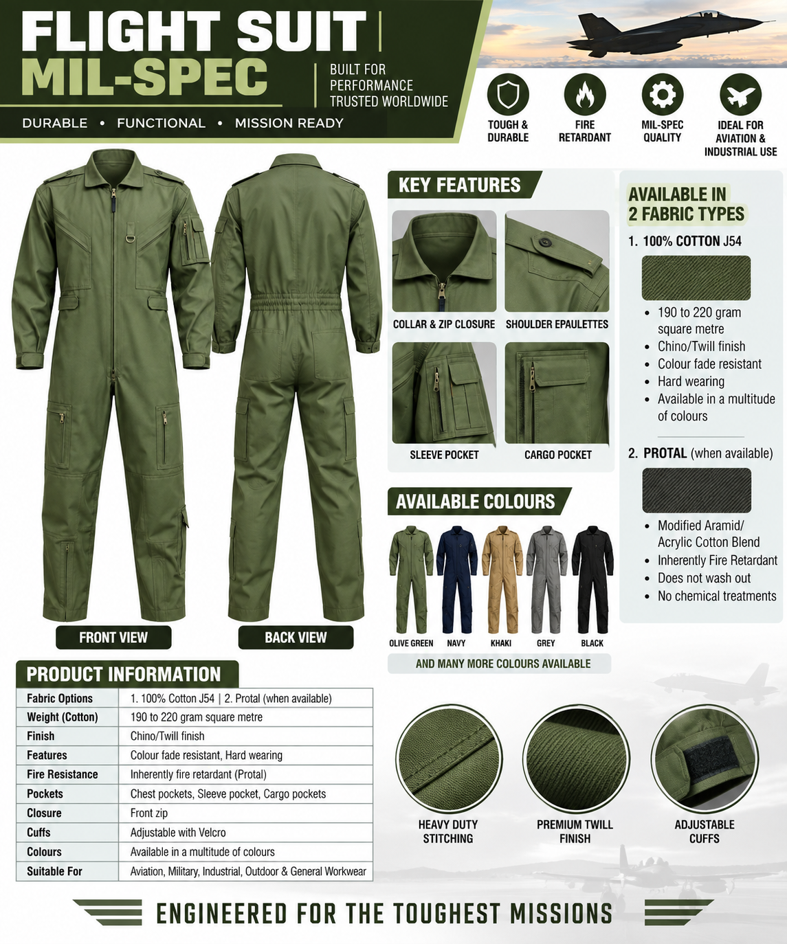 Flight Suit Mil-Spec1