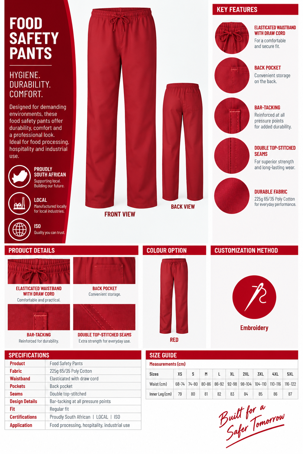 Food Safety pants 22