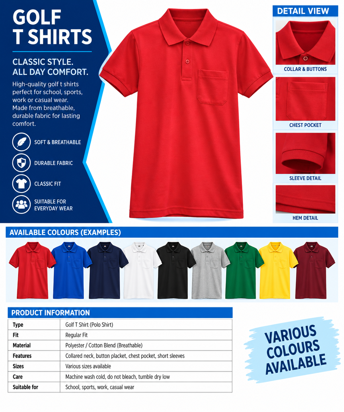GOLF SHIRTS