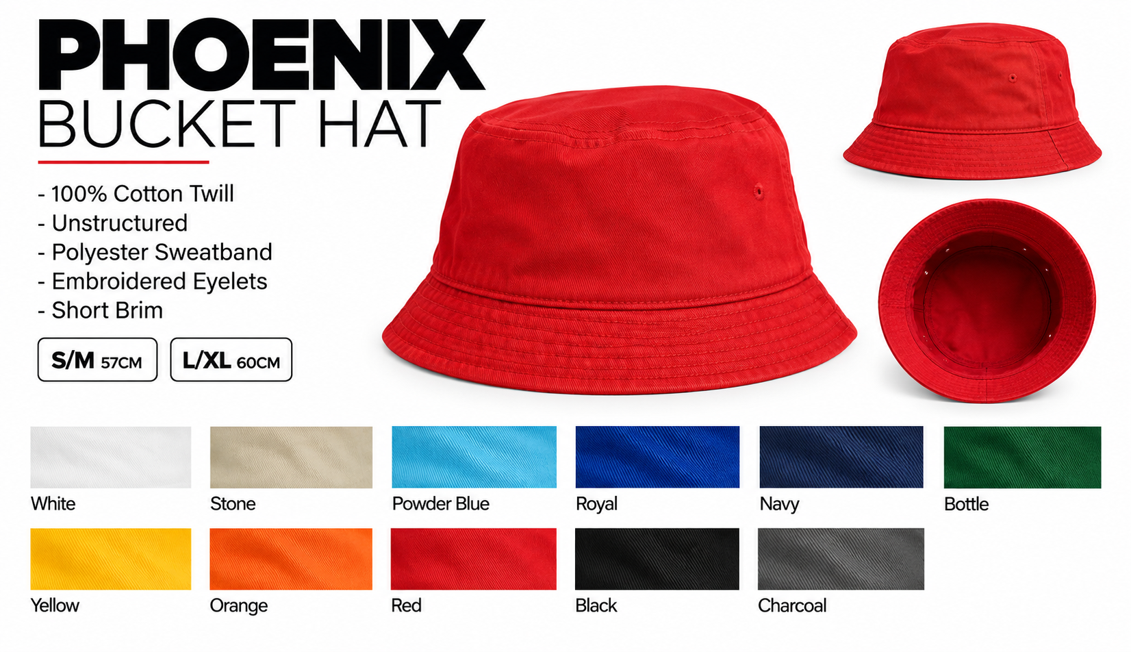 PHOENIX BUCKET HAT