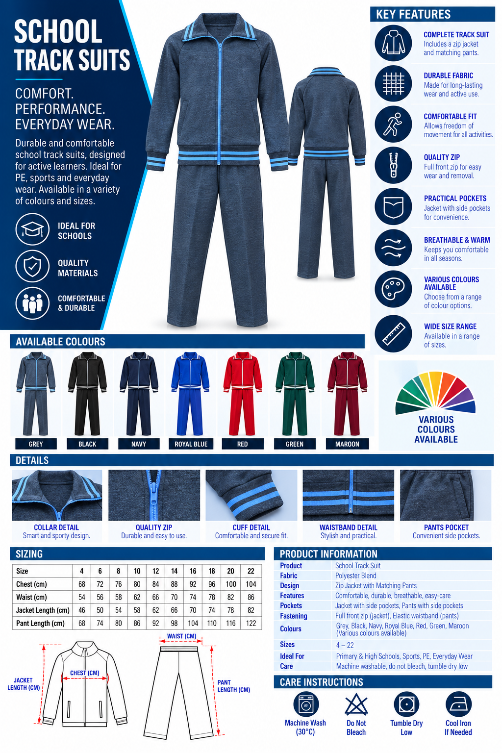 SCHOOL TRACKSUITS