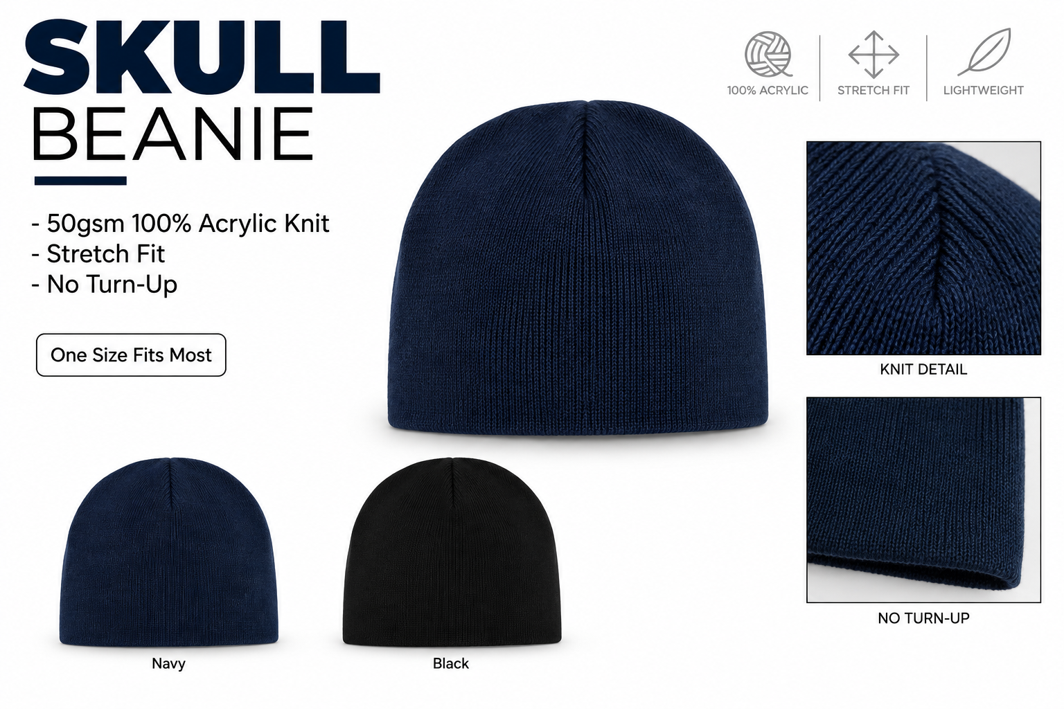 SKULL BEANIE
