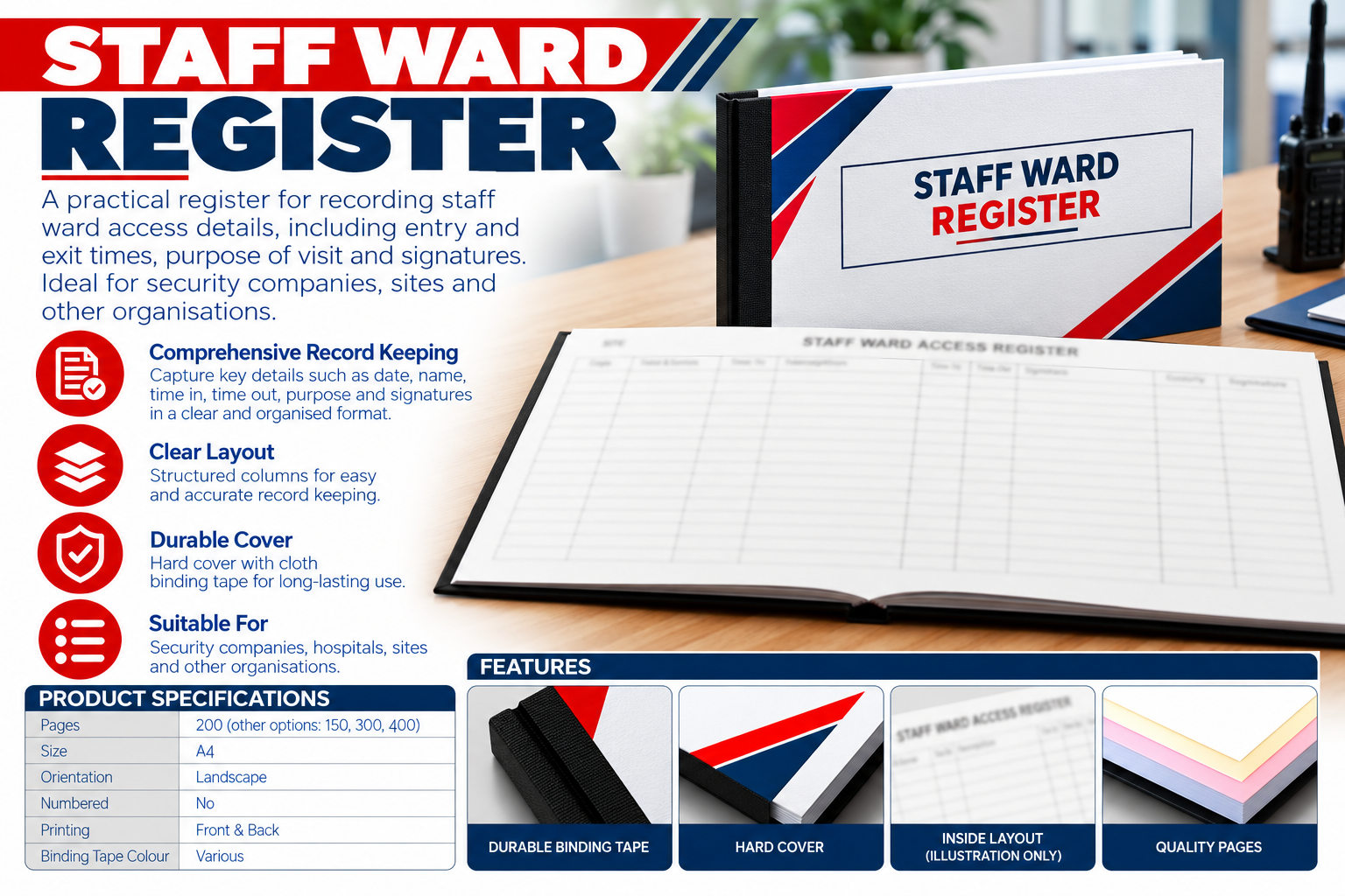 Staff Ward Register