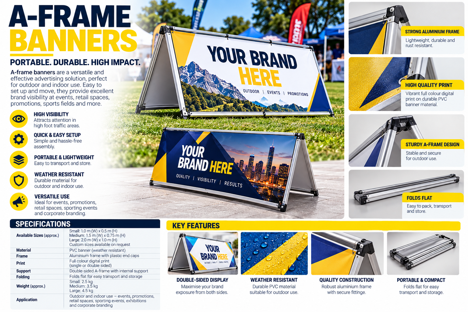 A-FRAME BANNER