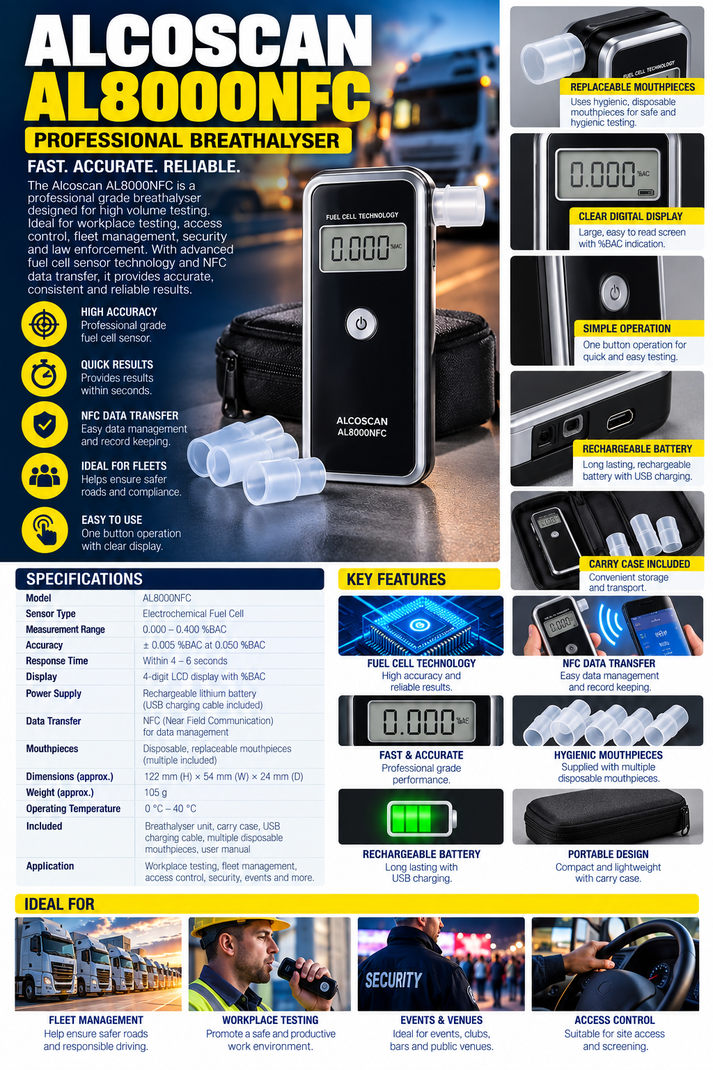 ALCOSCAN AL8000NFC1