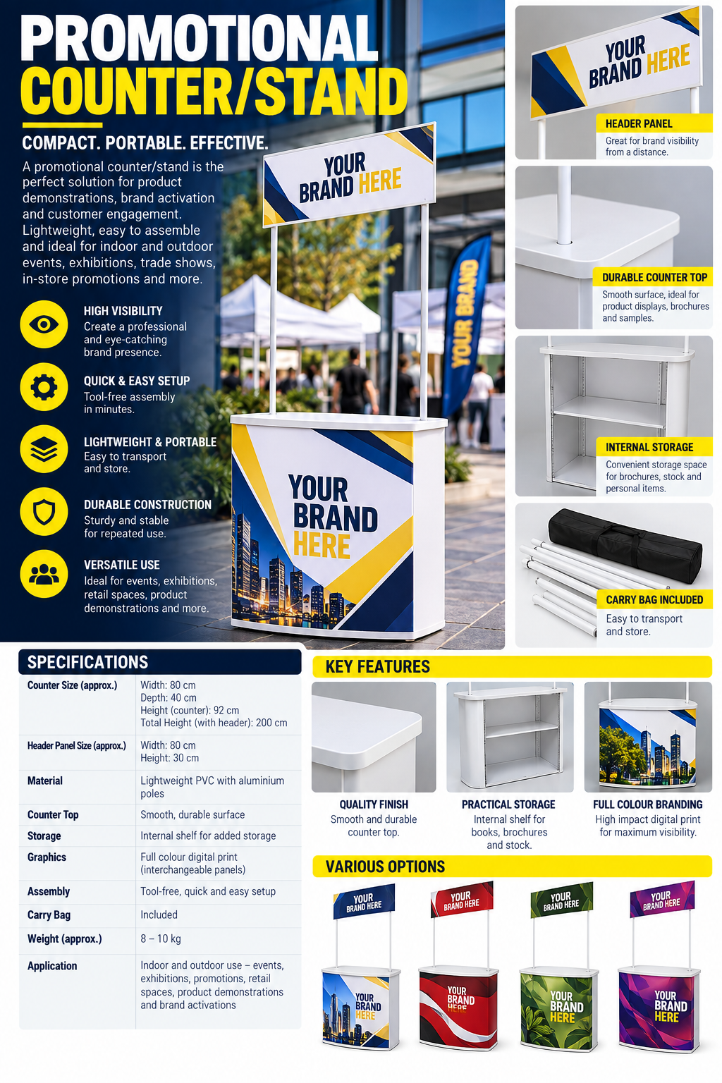 COUNTER STANDS