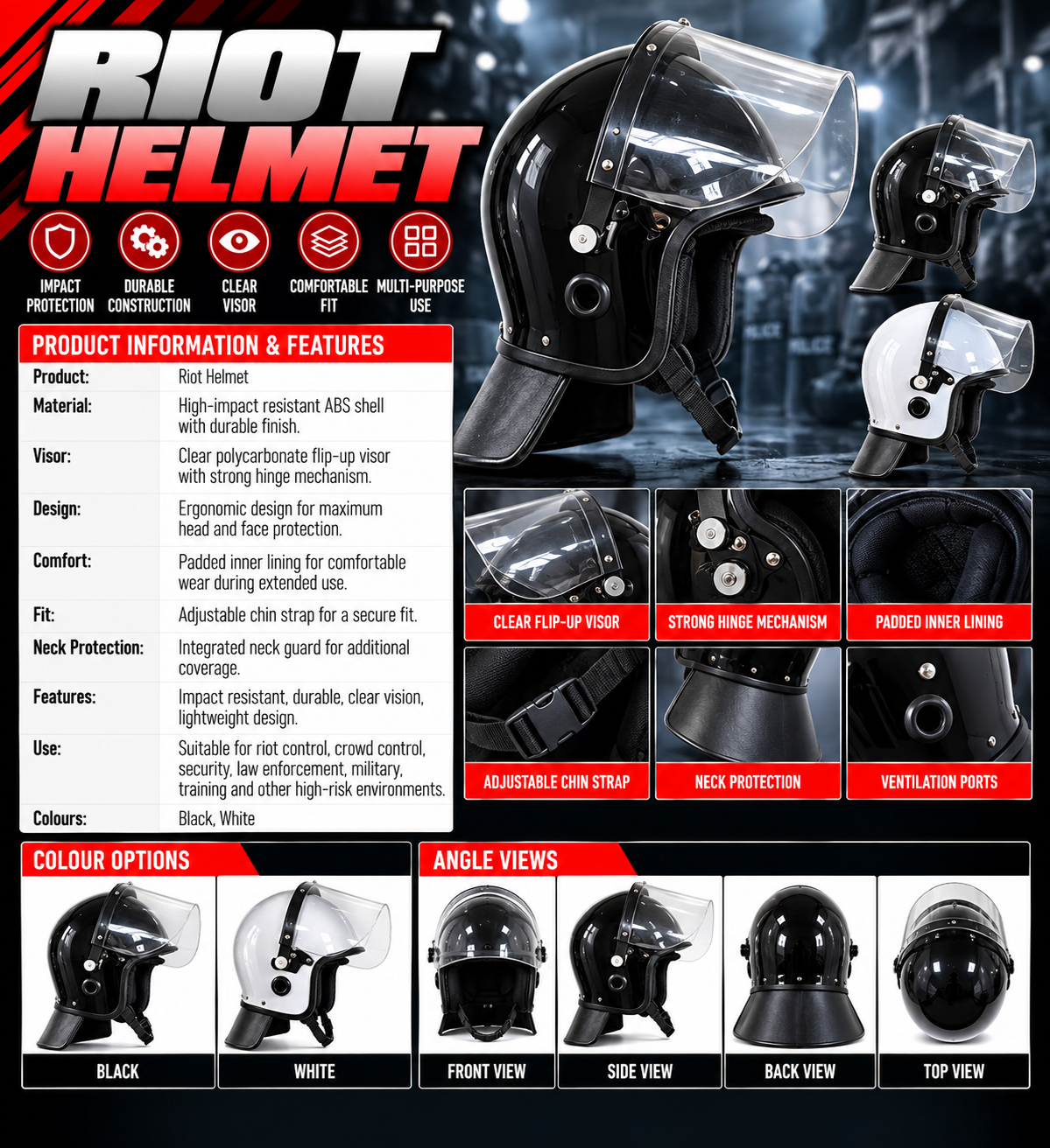 RIOT HELMET
