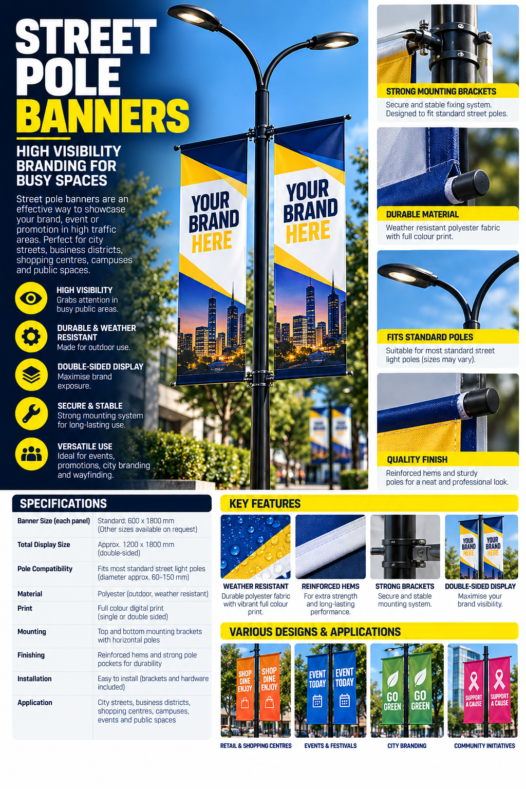 STREET POLE BANNER