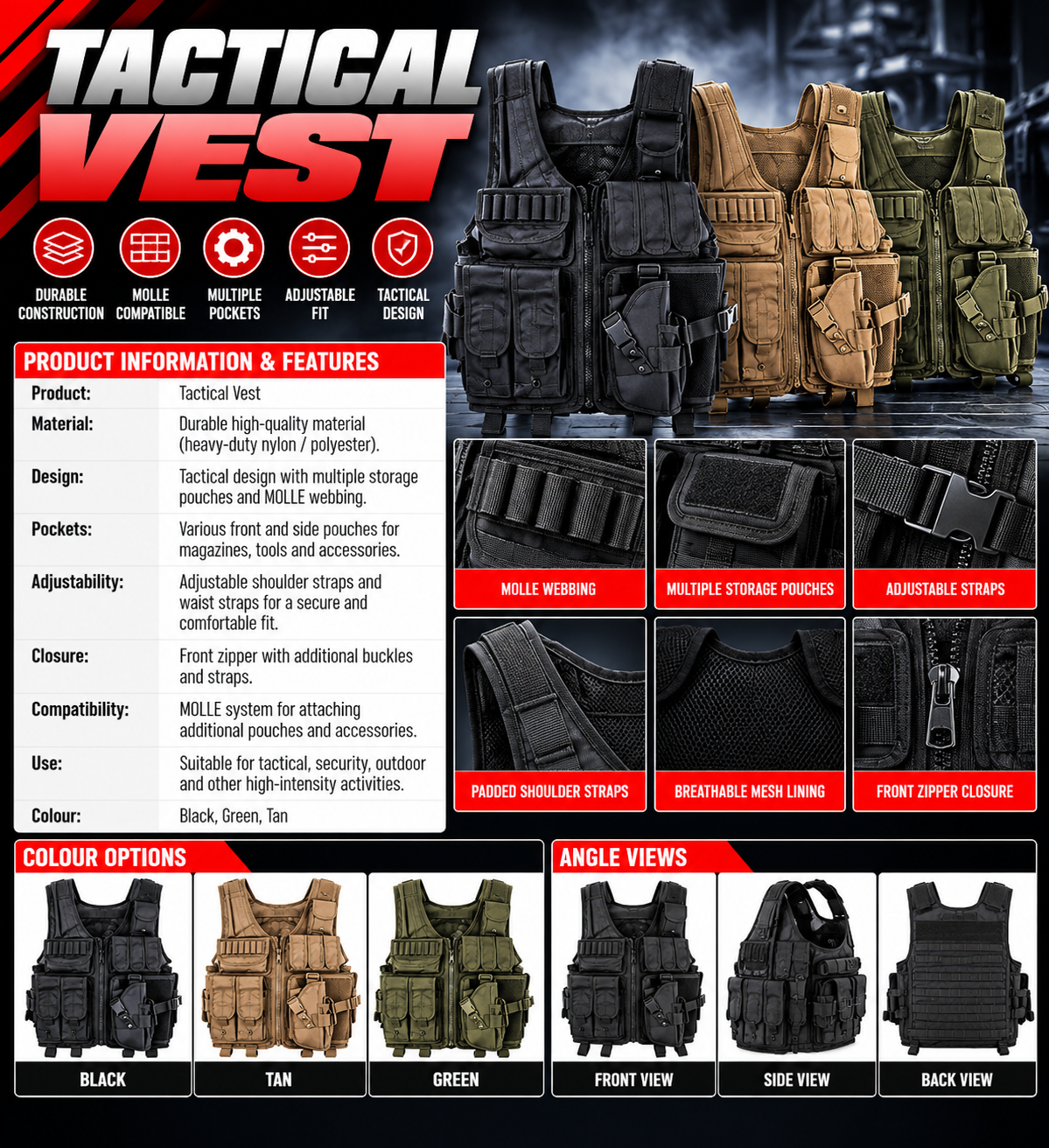 TACTICAL VESTS